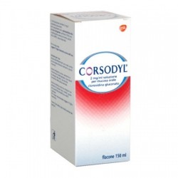 Glaxo Corsodyl Soluzione Disinfettante Cavo Orale150ml 200mg/100g