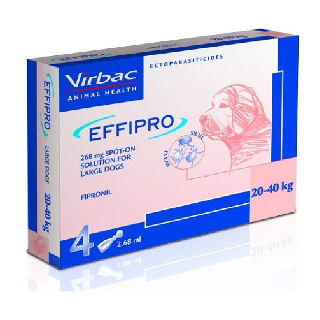 Virbac Effipro 4 Spot-on Per Cani da 20 a 40 kg