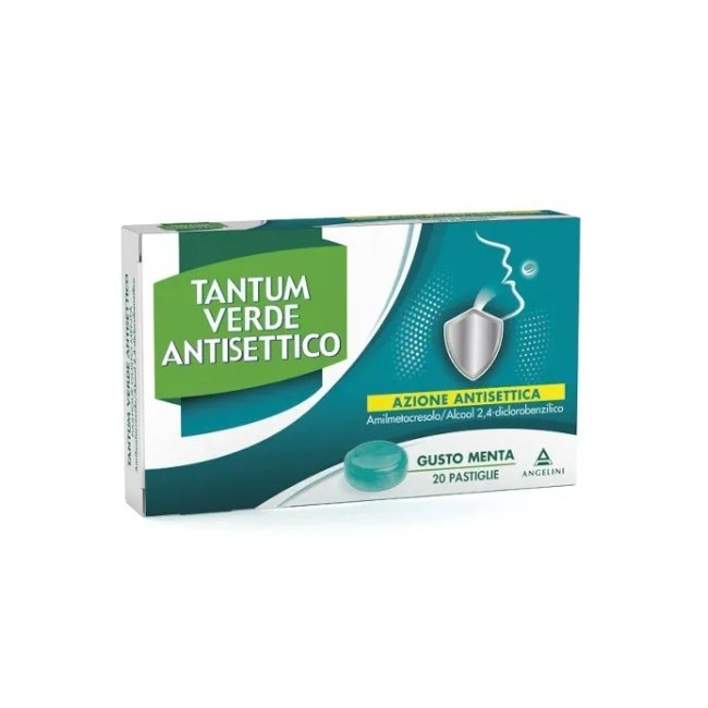 Angelini Tantum Verde Antisettico Pastiglie Gusto Menta Angelini Tantum Verde Antisettico Pastiglie Gusto Menta