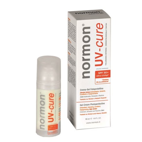 Normon uv cure cremagel spf 50+ fotoprotettiva 50 ml Normon uv cure cremagel spf 50+ fotoprotettiva 50 ml