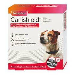 Beaphar Canishield collare cani piccoli e medi 2 pezzi