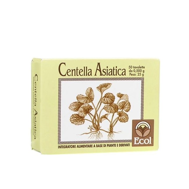 Ecol Centella Asiat 50 Tavolette 0,5 G Ecol Centella Asiat 50 Tavolette 0,5 G