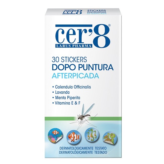 Larus Pharma Cer'8 Stickers Dopo Puntura Larus Pharma Cer'8 Stickers Dopo Puntura