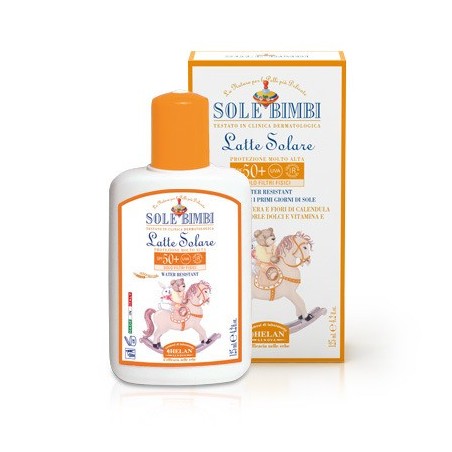 Helan Cosmesi Sole Bimbi Latte Solare Spf50+ 125 Ml Helan Cosmesi Sole Bimbi Latte Solare Spf50+ 125 Ml