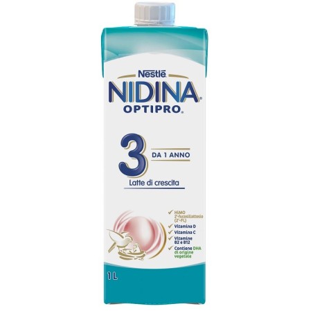 Nestle' Italiana Nidina Optipro 3 Liquido 1 Litro Nestle' Italiana Nidina Optipro 3 Liquido 1 Litro