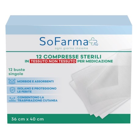 So. Farma. Morra Compressa In Tnt Sofarmapiu' 36x40 Cm 12 Pezzi