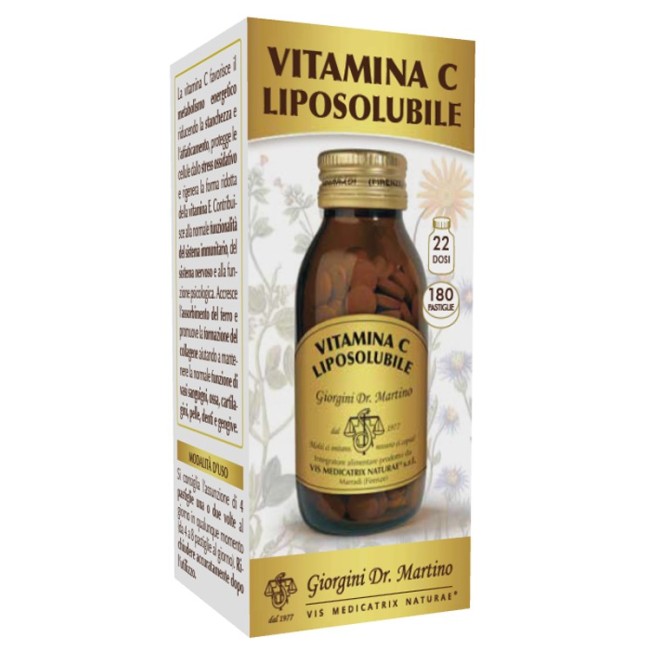 Dr. Giorgini Ser-vis Vitamina C Liposolubile 180 Pastiglie Dr. Giorgini Ser-vis Vitamina C Liposolubile 180 Pastiglie
