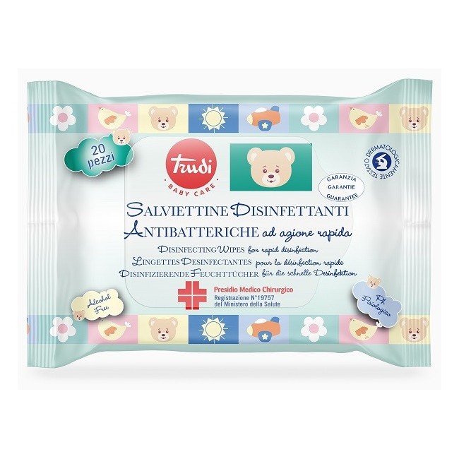 Trudi Baby Care Salviettine Disinfettanti Pmc 20 Pezzi Trudi Baby Care Salviettine Disinfettanti Pmc 20 Pezzi