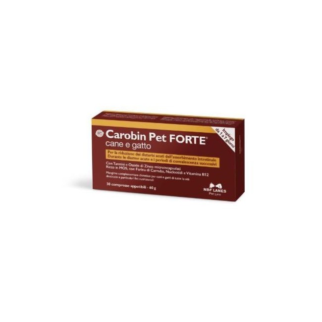 N. B. F. Lanes Carobin Pet Forte 30 Compresse