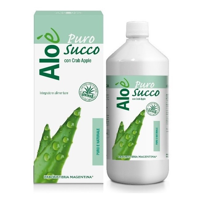 Erboristeria Magentina Aloe' Aloe Puro Succo Bio 1 Litro Erboristeria Magentina Aloe' Aloe Puro Succo Bio 1 Litro