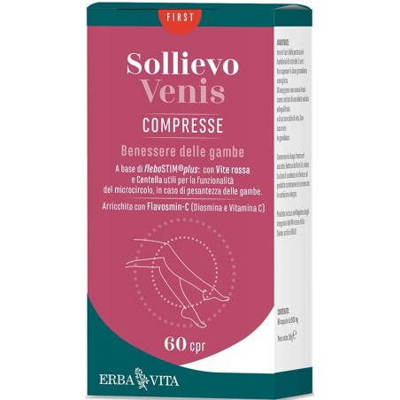 Erba vita Sollievo venis plus 30 compresse Erba vita Sollievo venis plus 30 compresse