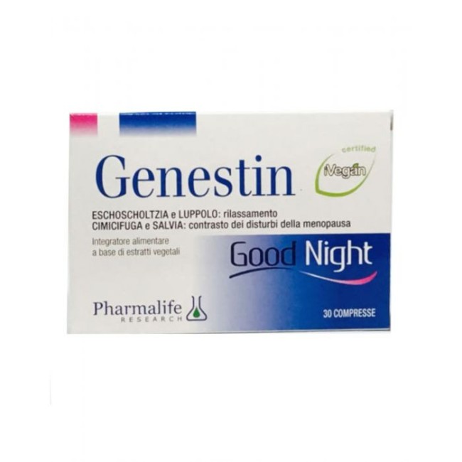 Pharmalife Research Genestin Good Night 30 Compresse Pharmalife Research Genestin Good Night 30 Compresse