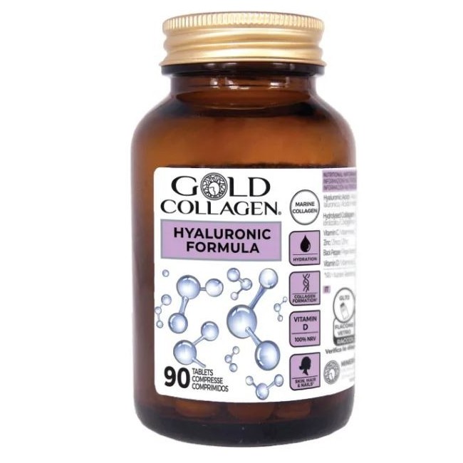 Minerva Research Labs Gold Collagen Hyaluronic 90 Compresse
