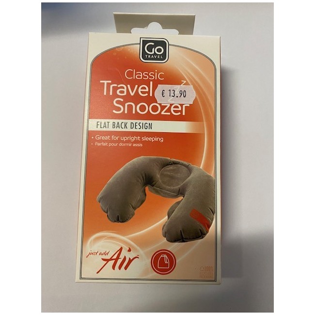 Cuscino da viaggio classico gonfiabile con copertura igienica 1 pezzo Cuscino da viaggio classico gonfiabile con copertura igienica 1 pezzo