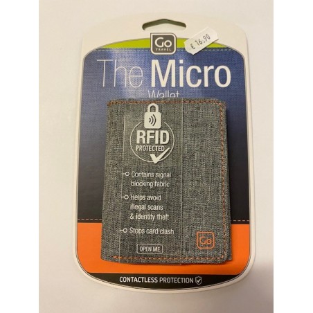 Go travel The Micro Wallet portafoglio 1 pezzo Go travel The Micro Wallet portafoglio 1 pezzo