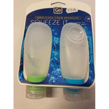 Go travel Squeezy Bottles bottigliette per trasporto liquido