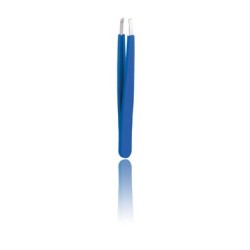 Trouss 7 pinzette gommate punta a granchio blu