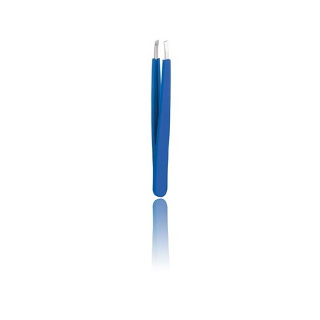 Trouss 7 pinzette gommate punta a granchio blu