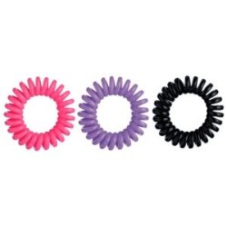 Trouss 67 elastico per capelli nero/fucsia/viola