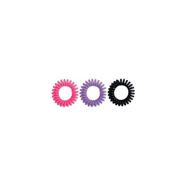Trouss 67 elastico per capelli nero/fucsia/viola Trouss 67 elastico per capelli nero/fucsia/viola