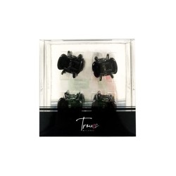 Trouss 64 mollettine per capelli colore nero