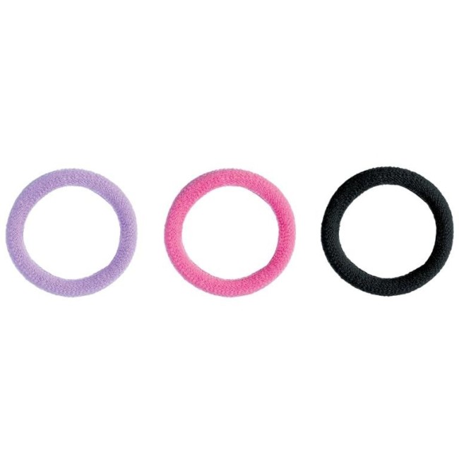 TROUSS 63 ELASTICO PER CAPELLI NERO/FUCSIA/VIOLA TROUSS 63 ELASTICO PER CAPELLI NERO/FUCSIA/VIOLA