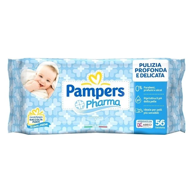 Fater Pampers Pharma Salviette 56 Pezzi