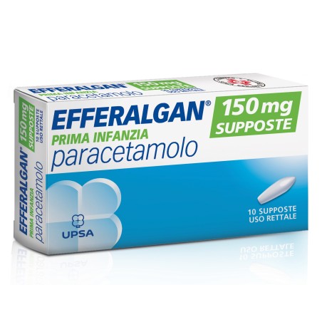 Upsa Italy Efferalgan Lattanti 10 Supposte 150 mg Upsa Italy Efferalgan Lattanti 10 Supposte 150 mg