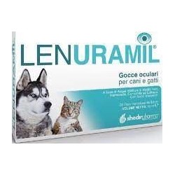 Lenuramil gocce oculari per cani e gatti 20 fiale
