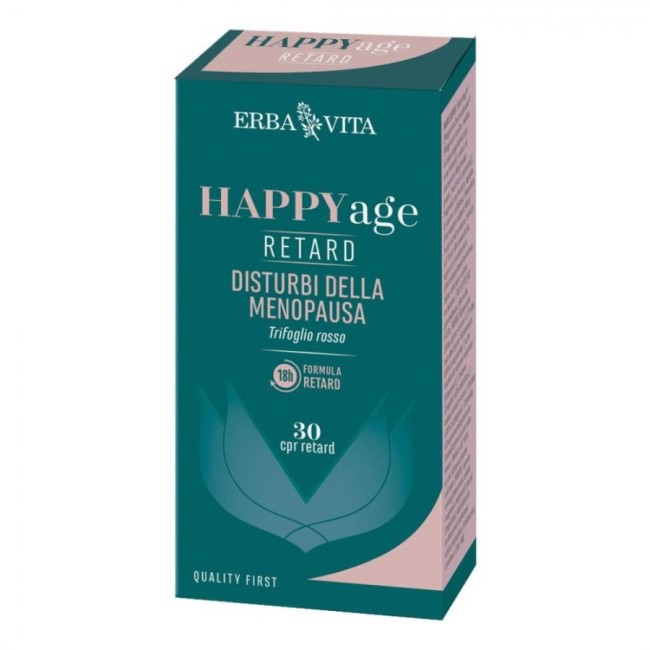 Erba vita Happy age retard 30 compresse Erba vita Happy age retard 30 compresse