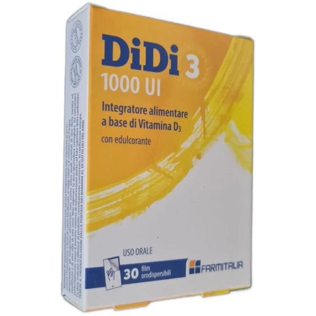 Farmitalia Didi3 1000 ui 30film orodispersibili