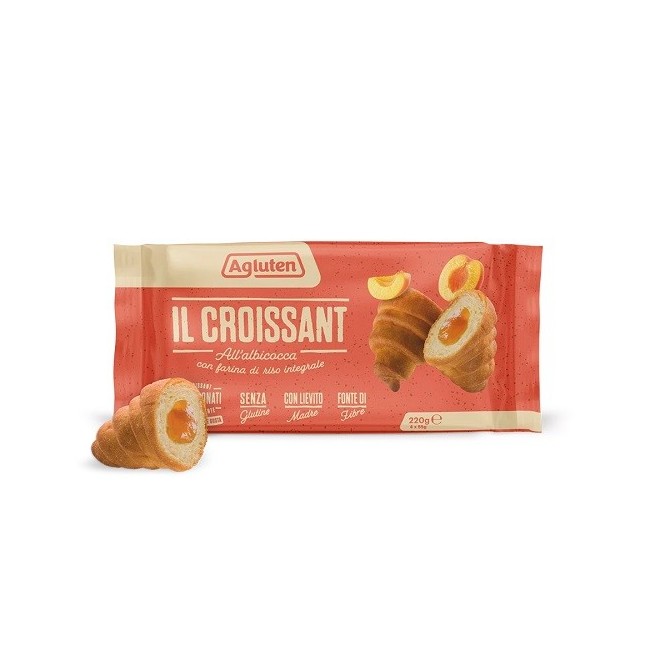 Nove Alpi Agluten Il Croissant Albicocca 4 Pezzi Da 55 G