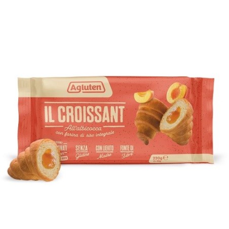 Nove Alpi Agluten Il Croissant Albicocca 4 Pezzi Da 55 G