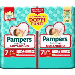 Fater Pampers Baby Dry Pannolino Mutandina Duo Downcount Xxl 26 Pezzi