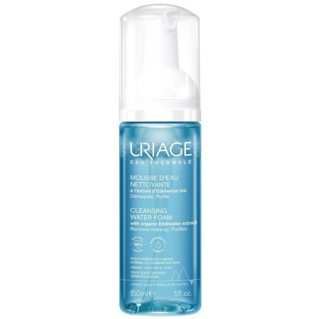 Uriage Laboratoires Dermatolog Uriage Mousse D'eau Nettoyante 150 Ml Uriage Laboratoires Dermatolog Uriage Mousse D'eau Nettoyante 150 Ml