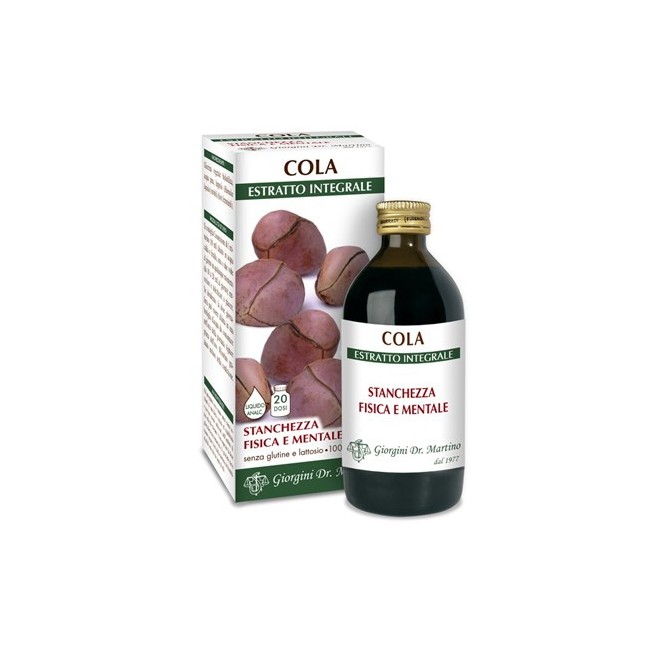 Dr. Giorgini Ser-vis Cola Estratto Integrale 200 Ml Dr. Giorgini Ser-vis Cola Estratto Integrale 200 Ml
