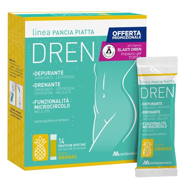 Pancia Piatta Dren Ananas 14 Bustine Stick Pack Pancia Piatta Dren Ananas 14 Bustine Stick Pack