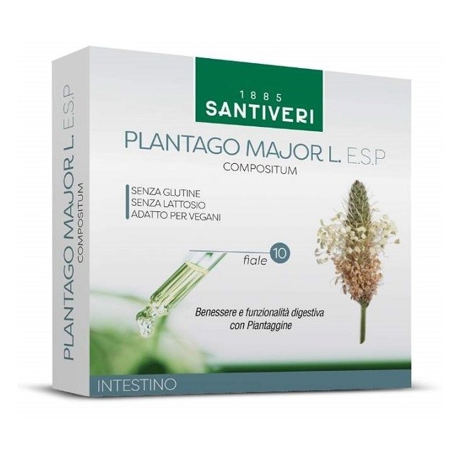 Santiveri Sa Plantago Major L Esp 10 Fiale Da 10 Ml