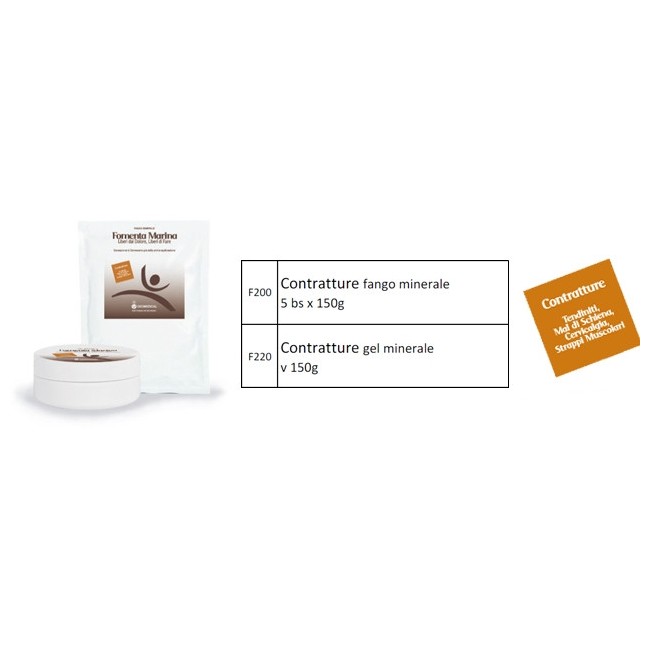 Geomedical Contratture Gel Minerale 5 Buste 150g Geomedical Contratture Gel Minerale 5 Buste 150g