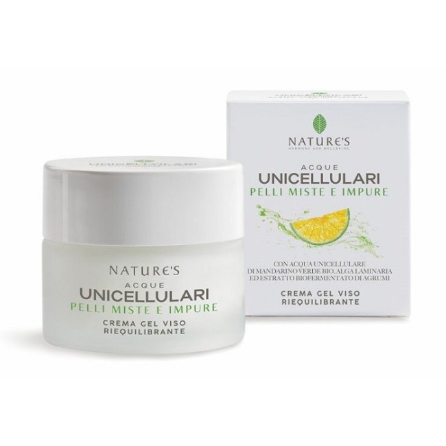 Acque Unicellulari Crema Gel Viso Riequilibrante 50 Ml