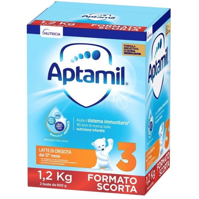 Danone Nutricia Aptamil 3 latte in polvere 1200 G Danone Nutricia Aptamil 3 latte in polvere 1200 G