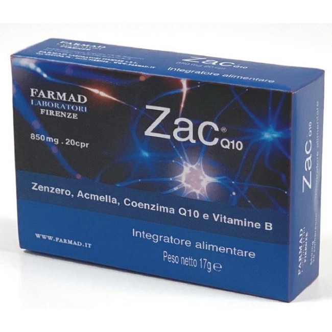 Farmad Laboratori Firenze Zac Q10 20 Compresse Farmad Laboratori Firenze Zac Q10 20 Compresse