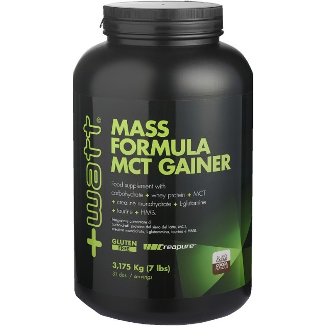 + Watt Mass Formula Mct Gainer Cacao 