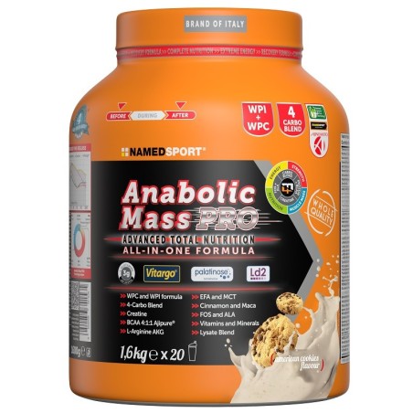 Namedsport Anabolic Mass Pro American Cookies 1600 G Namedsport Anabolic Mass Pro American Cookies 1600 G