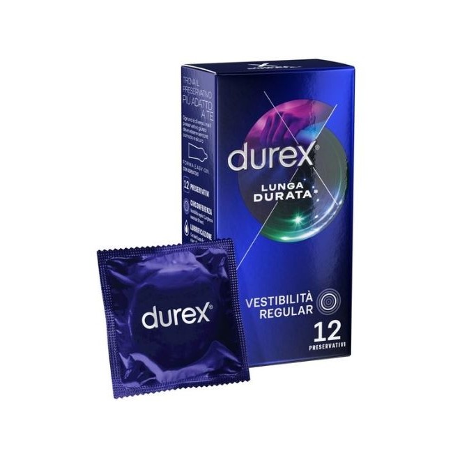 Profilattico durex lunga durata 12 pezzi