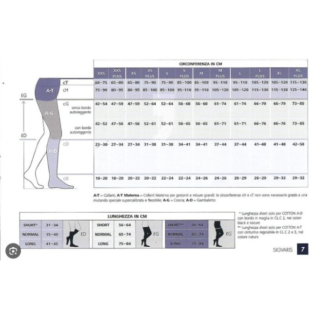 Sigvaris 702 Essential classical ad ccl2 calza compressione 1 paio Sigvaris 702 Essential classical ad ccl2 calza compressione 1 paio
