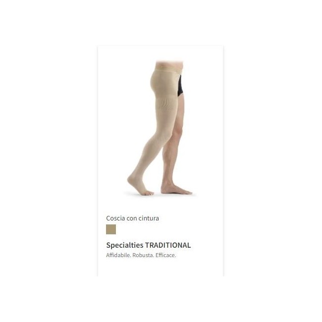 Sigvaris Traditional Post OP AG monocollant con cintura destra CCL2 Sigvaris Traditional Post OP AG monocollant con cintura destra CCL2