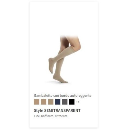 Gambaletto con bordo autoreggente