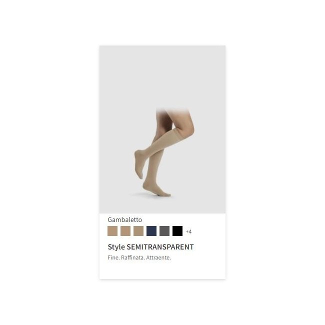 Sigvaris Semitrasparent Gambaletto AD CCL2 1 paio Sigvaris Semitrasparent Gambaletto AD CCL2 1 paio
