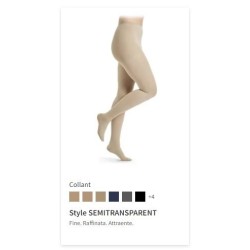 Sigvaris semitrasparent AT CCL2 calza compressione graduata 1 paio